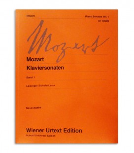 Capa do livro Mozart Piano Sonatas Vol 1