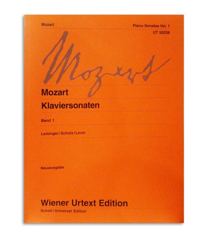 Cover of book Mozart Piano Sonatas Vol 1