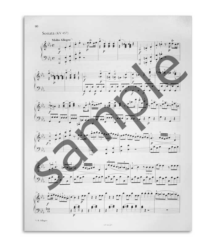 Book Mozart Piano Sonatas Vol 2 UT50227