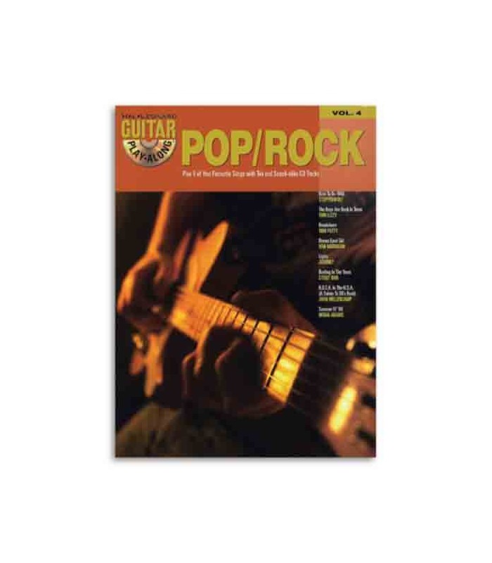 Capa del libro Play Along Guitar Pop Rock V4
