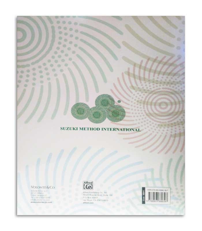 Contracapa do livro Suzuki Cello School Vol 1 EN MB41