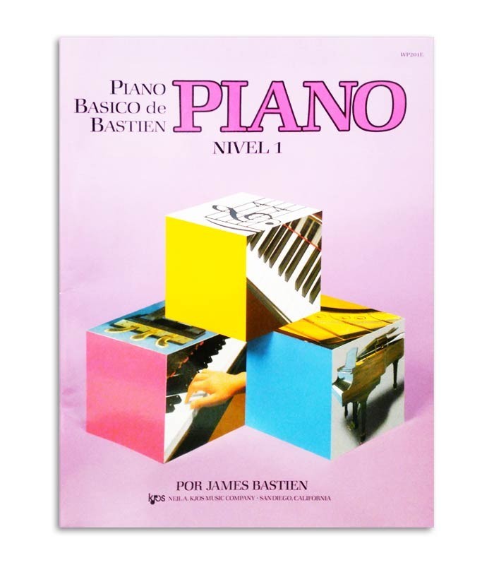 Página de amostra do livro Bastien Piano Nível 1 