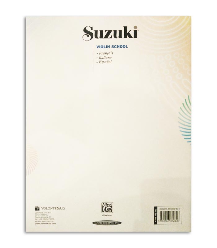 Livro Suzuki Violin School Vol 1 FR IT ES MB296