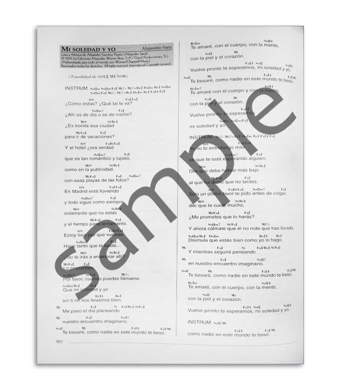 Livro El Cancionero Letras y Acordes Vol 3 ML2717