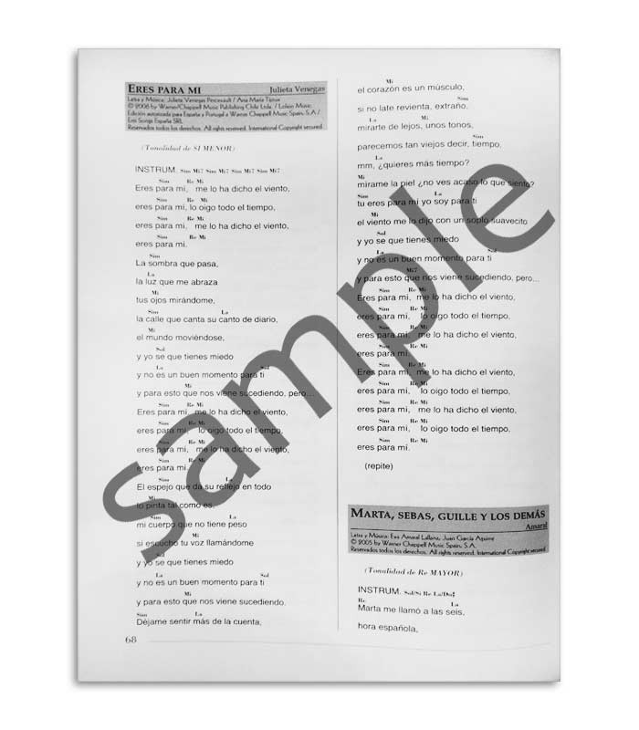 Libro El Cancionero Letras y Acordes Vol 4 ML2886