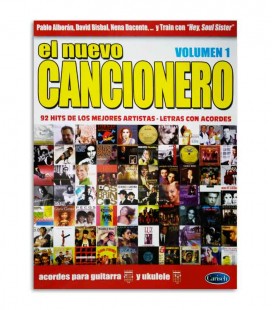 Livro Album El Nuevo Cancionero 92 Hits Acordes Guitarra y Ukulele Vol1 ML3674