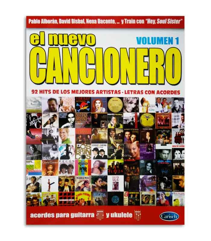 Libro El Nuevo Cancionero 92 Hits Acordes Guitarra y Ukulele Vol 1
