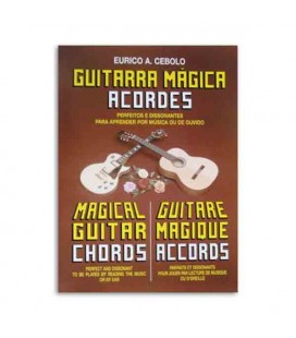 Capa do livro Guitarra Mágica Acordes de Eurico Cebolo 