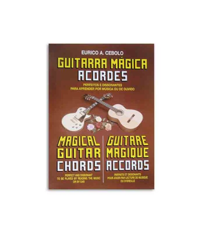 Capa do livro Guitarra Mágica Acordes de Eurico Cebolo 