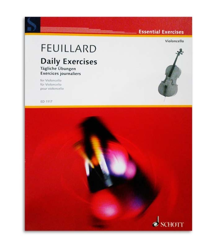 Capa do livro Feuillard Exercicios Diários para Violoncelo 