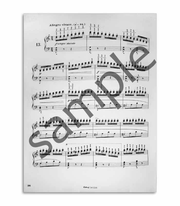 Livro Czerny Estudos de Pequena Velocidade Opus 636 EMC341226