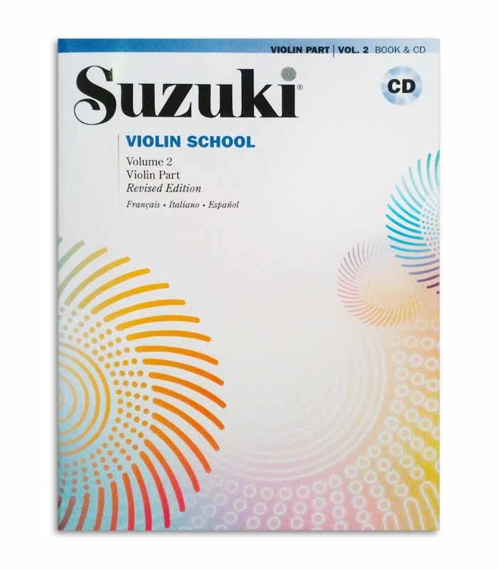 Book Suzuki Violin School Vol 2 with CD FR IT ES MB296