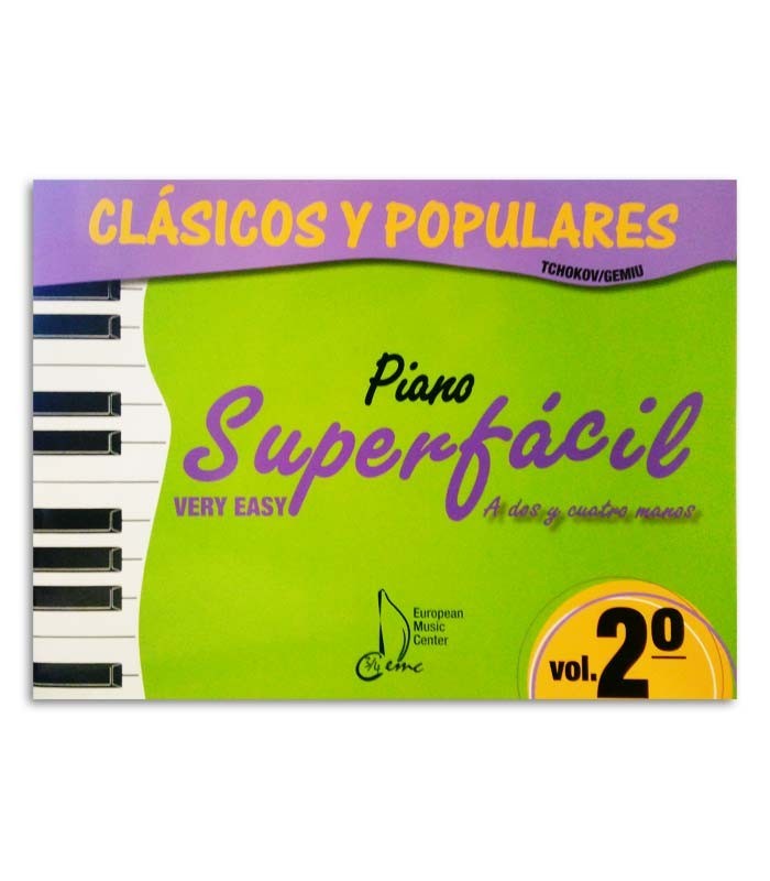 Portada del libro Clásicos y Populares para Piano Super Fácil Vol 2 