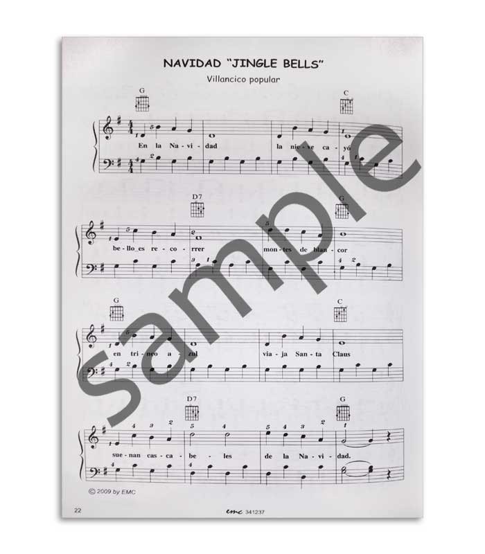 Livro Clássicos e Populares para Piano Fácil Vol 4 EMC341237