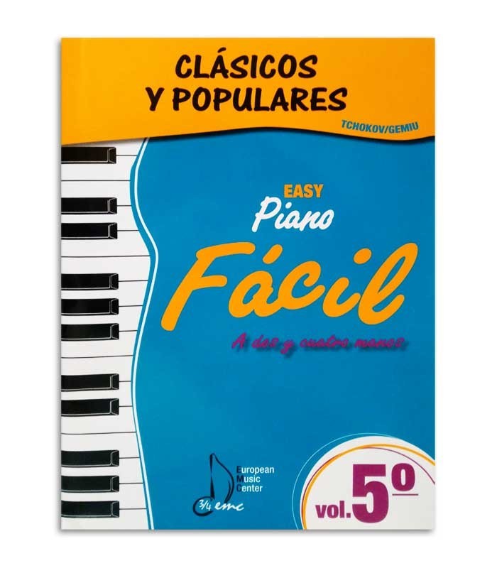 Livro Clássicos e Populares para Piano Fácil Vol 5 EMC341247