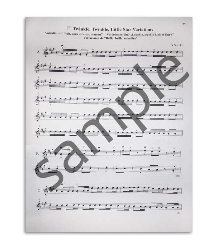 Book Suzuki Violin School Volume 1 com CD ALF28261