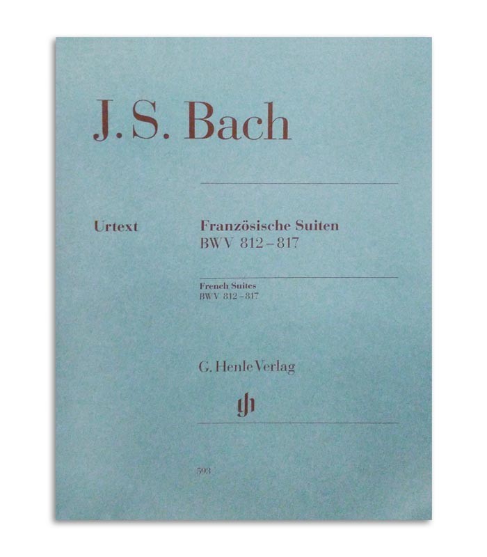Livro Bach Französsische Suiten HN593