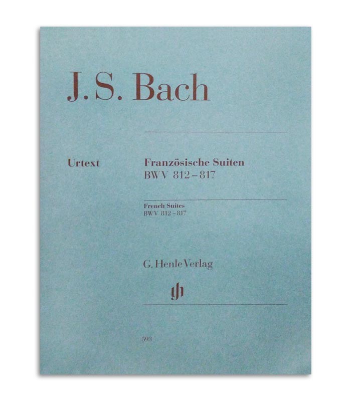Livro Bach Suites Francesas HN593