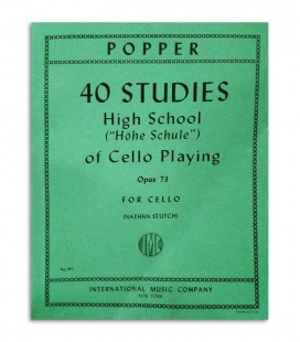 Cover of book Popper Studies for Cello OP 73 811