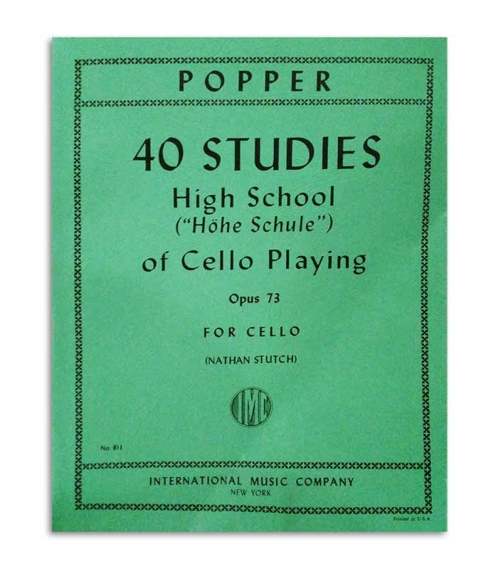 Capa del libro Popper Estudios para Violonchelo OP 73 811