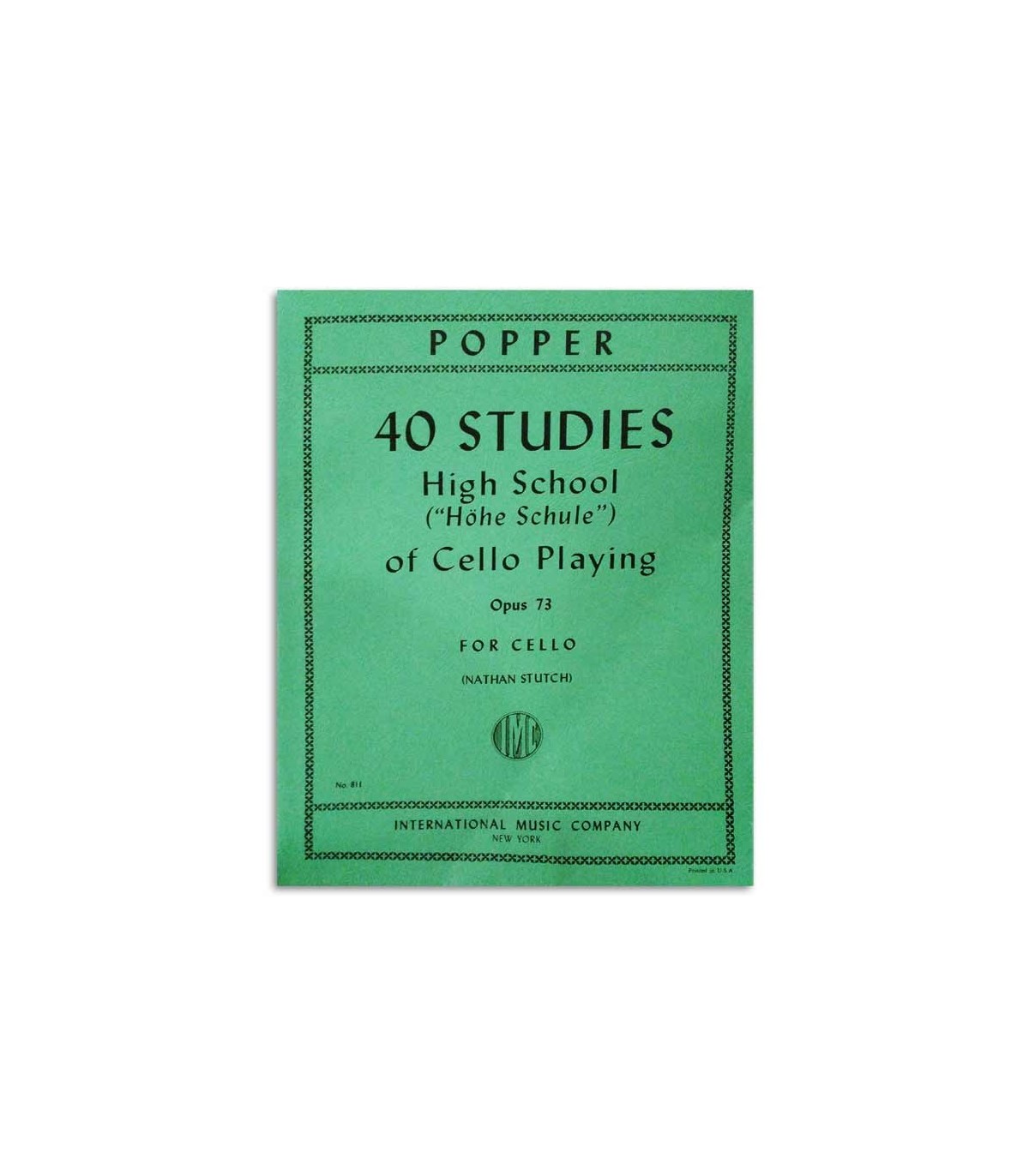 Popper OP 73 811 | Studies for cello | Salão Musical de Lisboa - Hall