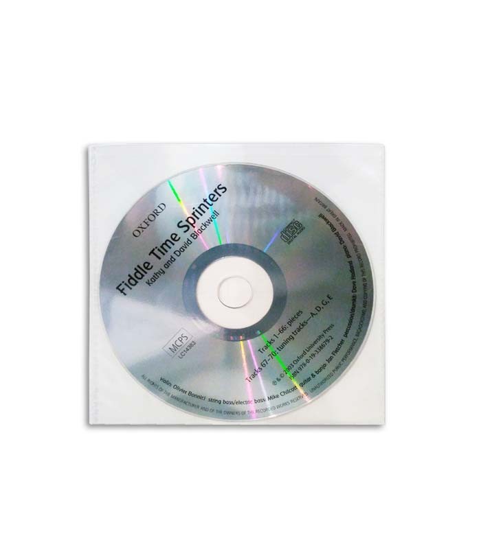 Foto do CD que acompanha o livro Blackwell Fiddle Time Sprinters 3 CD 