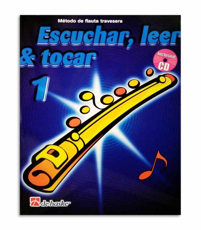 Portada del libro Broers Kastelein Escutar Ler e Tocar Flauta Vol 1