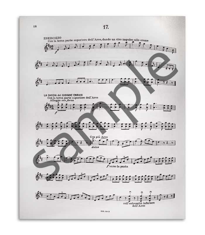 Livro Dancla 36 Estudos Melódicos e Fáceis para Violino Opus 84 ER1543