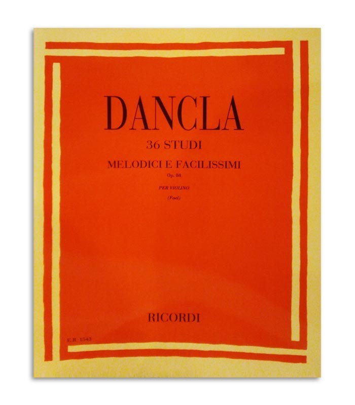 Libro Dancla 36 Estudos Melódicos e Fáceis para Violin Opus 84  ER1543