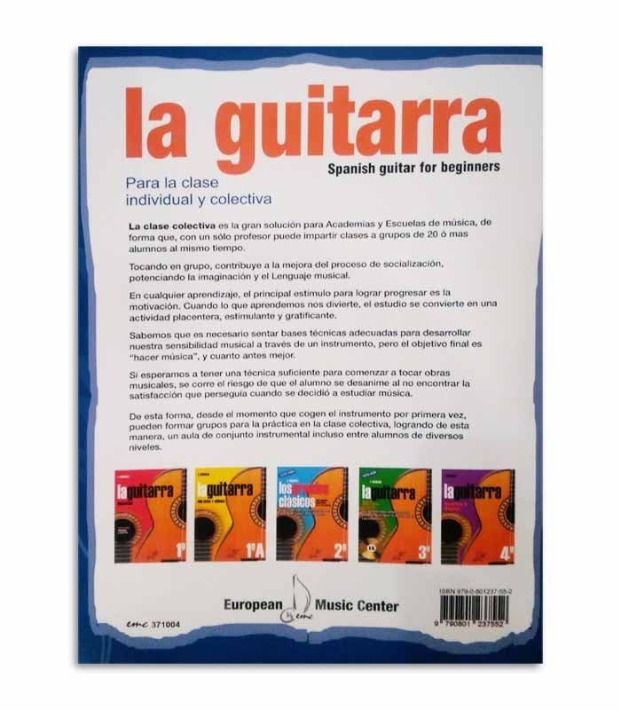 Back cover of book Z Nomar La Guitarra Vol 3 