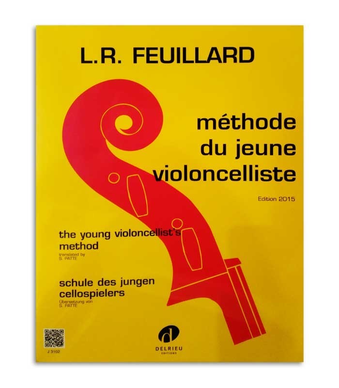 Capa do livro Feuillard Método Jovem Violoncelista J3102