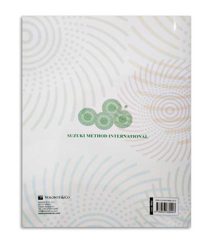 Contracapa do livro Suzuki Cello School Vol 2 EN MB42