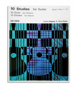 Livro Dodgson Quine 10 Estudos para Guitarra Vol 1 LD554