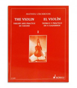 Livro Mathieu Crickboom para Violino Teórico e Prático Vol 1 SF6559