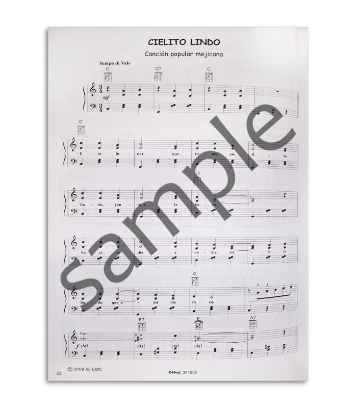 Livro Clássicos e Populares para Piano Fácil Vol 3 EMC341236