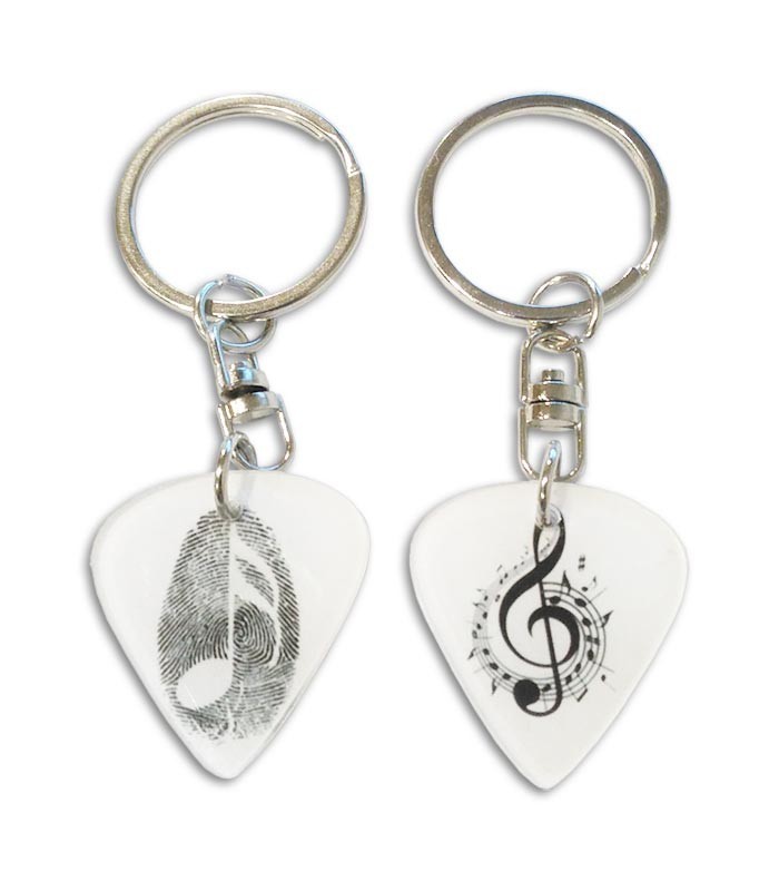 Keychain Collection Flat Pick Acrylic