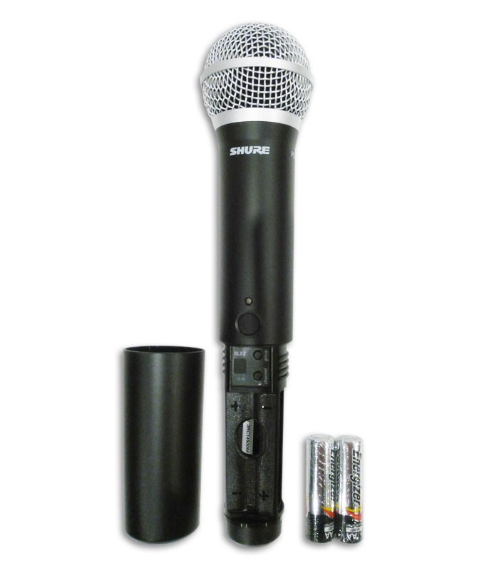 Microfone Shure Sistema sem Fios de Mão BLX24E PG58H8E