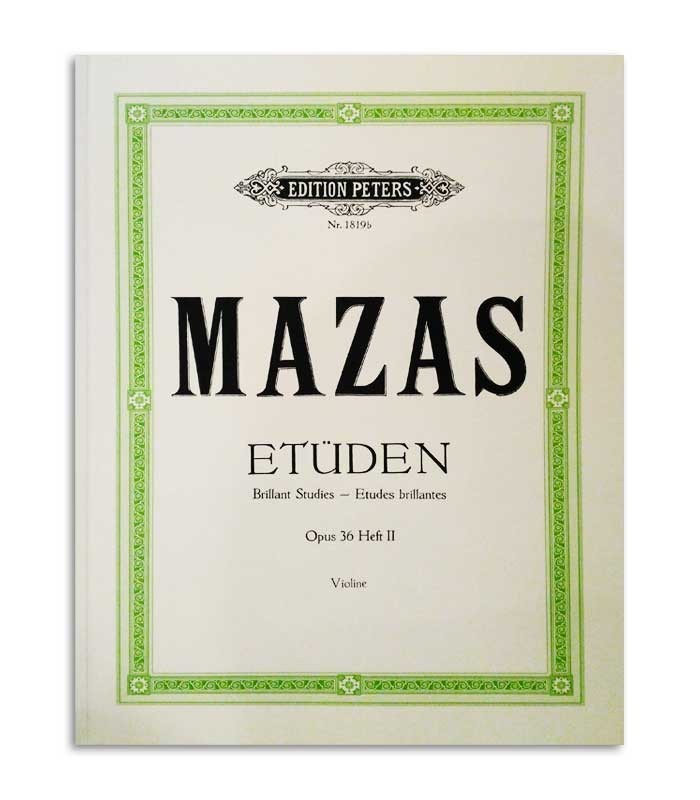 Book Peters Mazas for Violin Opus 36