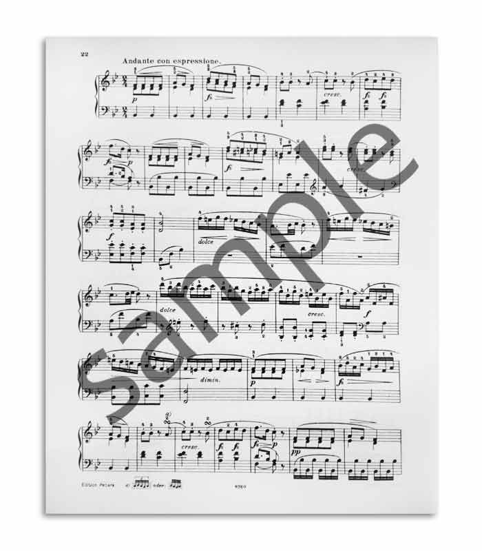 Libro Peters Clementi Sonatinas Opus 36 EP3346