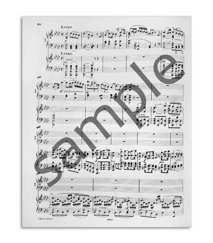 Livro Peters Beethoven Concerto N 1 Opus 15 EP2894A