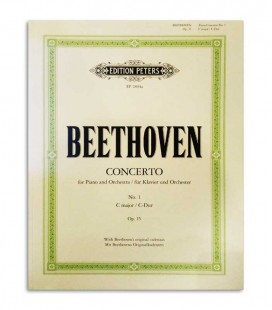 Livro Peters Beethoven Concerto N 1 Opus 15 EP2894A