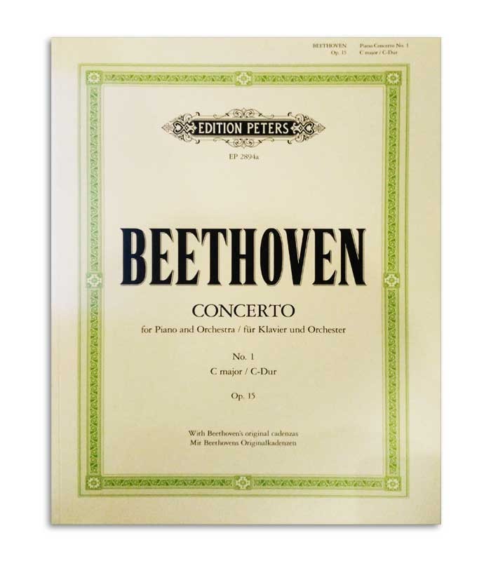 Book Peters Beethoven Concerto N 1 Opus 15 EP2894A