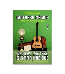 Livro Eurico Cebolo GTM1 Método Guitarra Mágica No 1 com CD