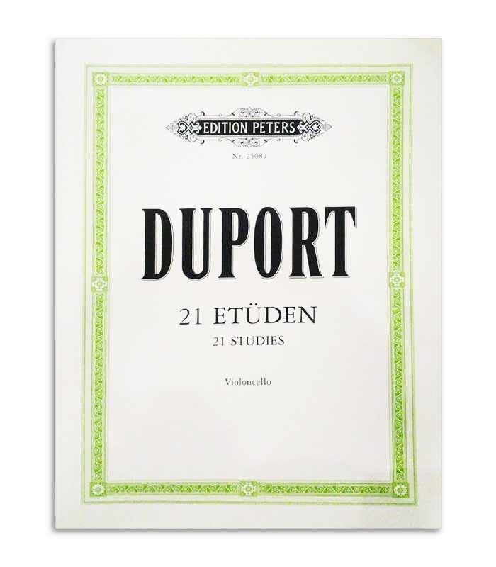 Livro Peters Duport 21 Estudos para Violoncelo EP2508a