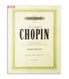 Livro Peters Chopin Impromptus EP71906