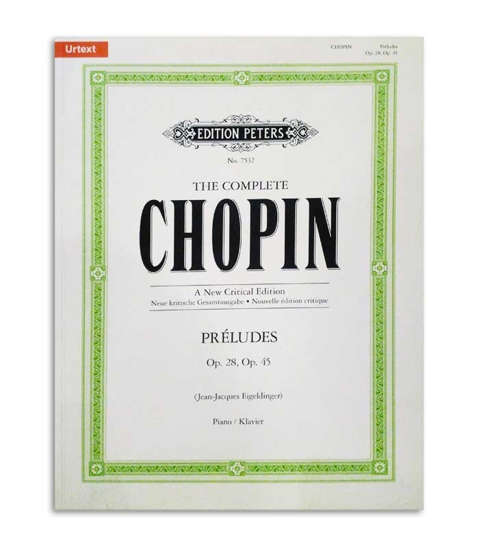 Book Peters Chopin Preludes Op 28 45 EP7532