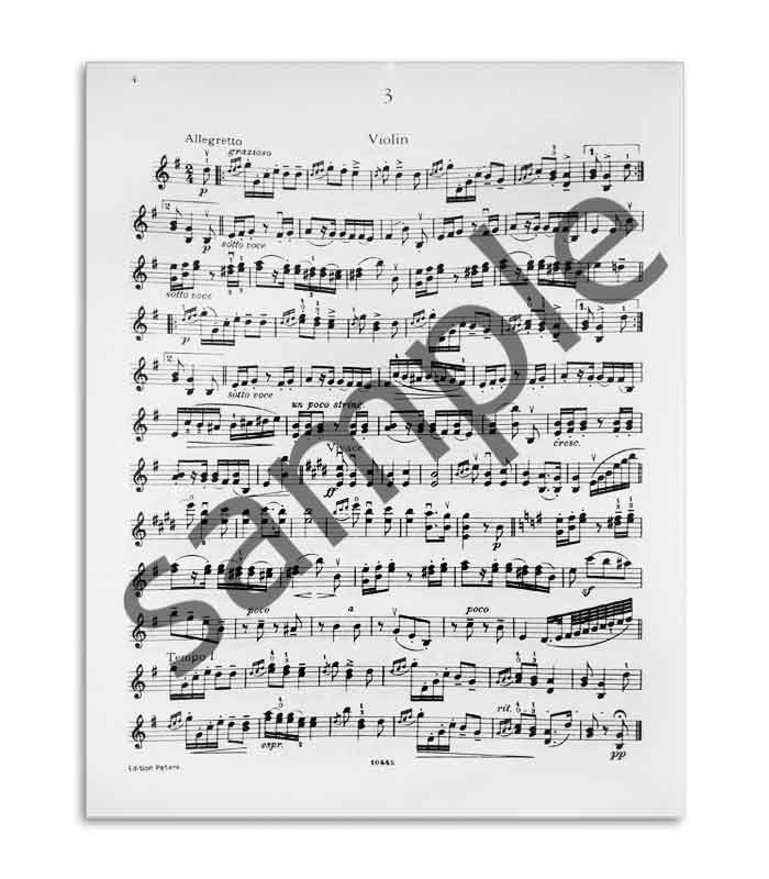 Book Peters Brahms 3 Hungarian Dances EP7401