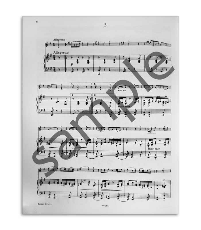 Book Peters Brahms 3 Hungarian Dances EP7401