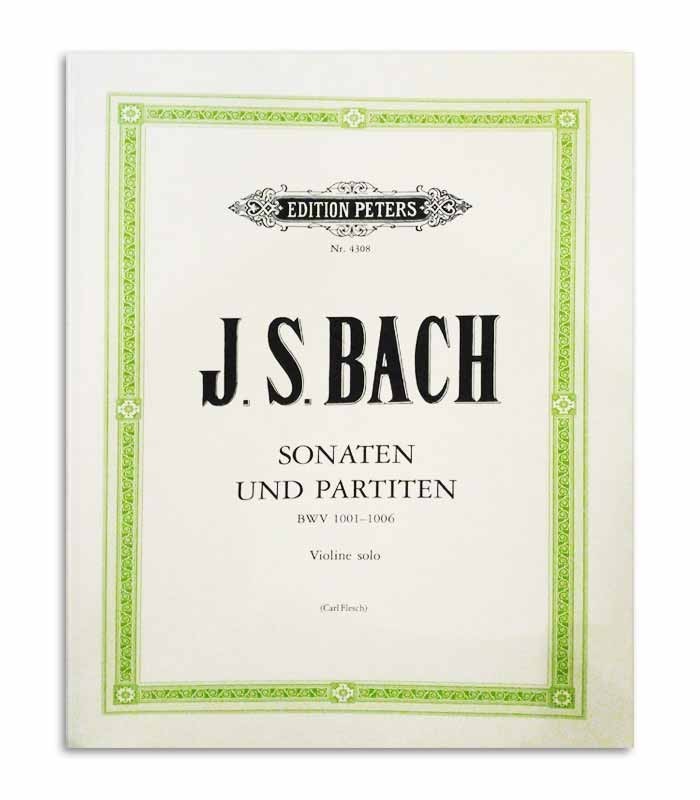 Livro Peters Bach Sonatas e Partitas para Violino BWV 1001 1006 EP4308