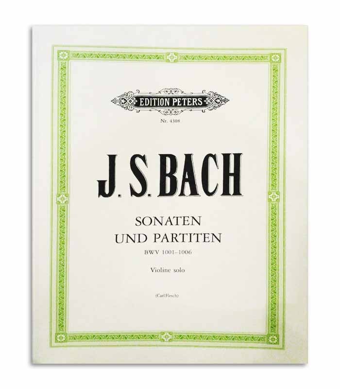 Book Peters Three Sonatas and Partitas for Solo Violin BWV 1001 1006 EP4308